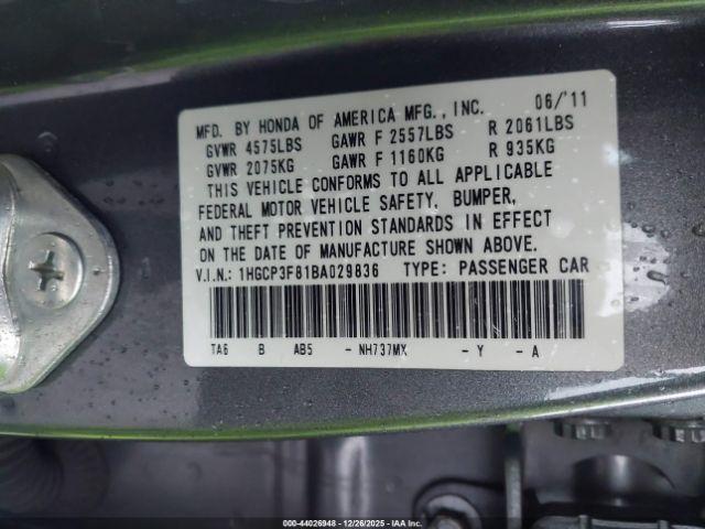 Honda Accord 3.5 Ex-l Image 8