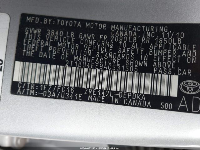 Toyota Corolla Le Image 11