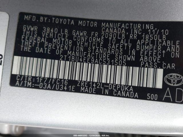 Toyota Corolla Le Image 11