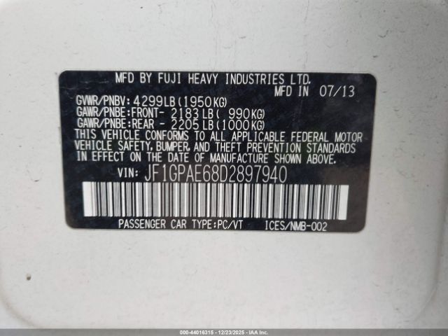 Subaru Impreza 2.0i Premium Image 6