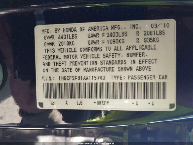 Honda Accord 2.4 Ex-l Image 9