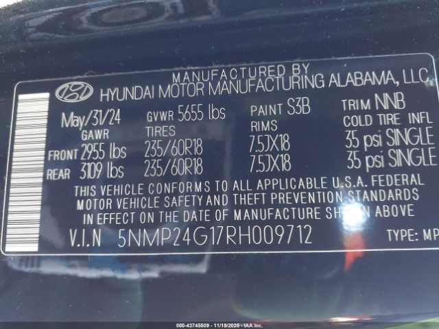 Hyundai SANTA FE Sel Image 12