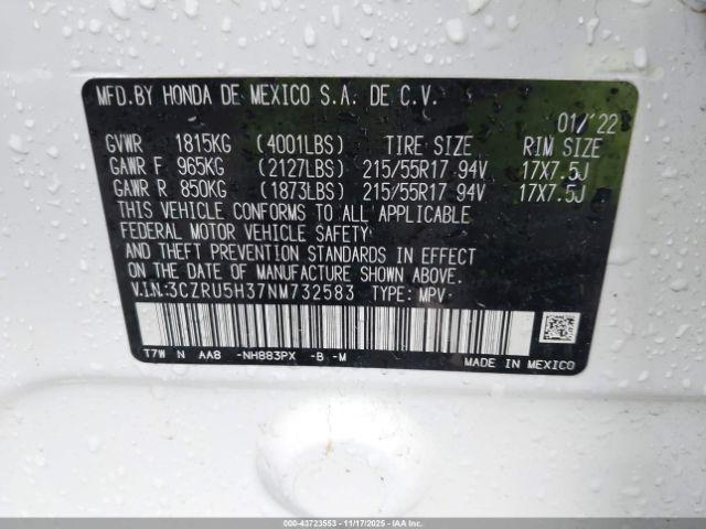 Honda HR-V 2wd Lx Image 2