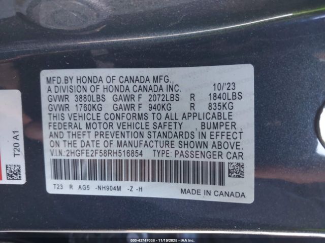 Honda Civic Sport Image 11