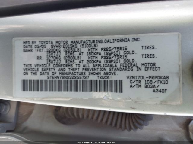 Toyota Tacoma Base V6 Image 13