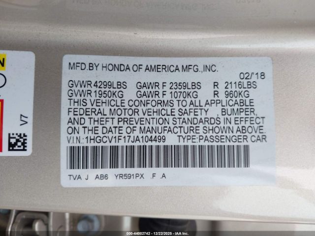 Honda Accord Lx Image 9