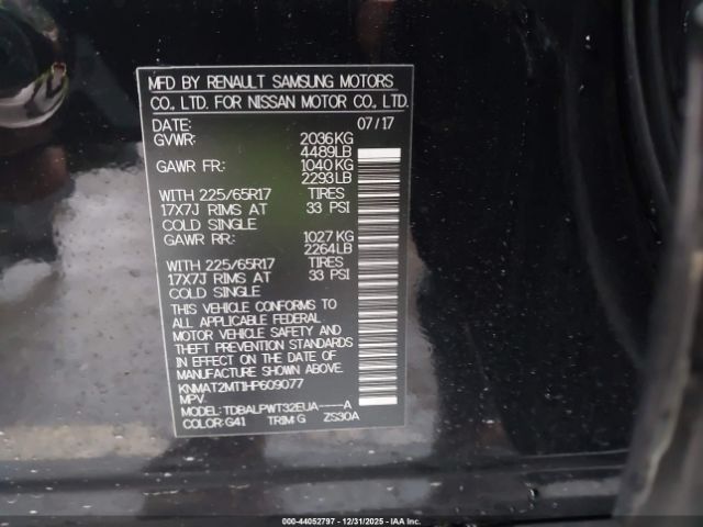 Nissan Rogue S Image 8