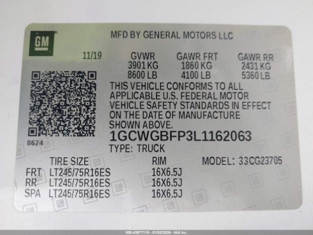 Chevrolet Express Rwd 2500 Extended Wheelbase Wt Image 11