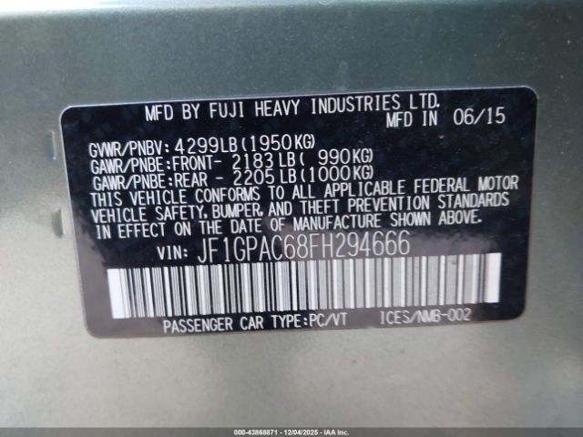 Subaru Impreza 2.0i Premium Image 11