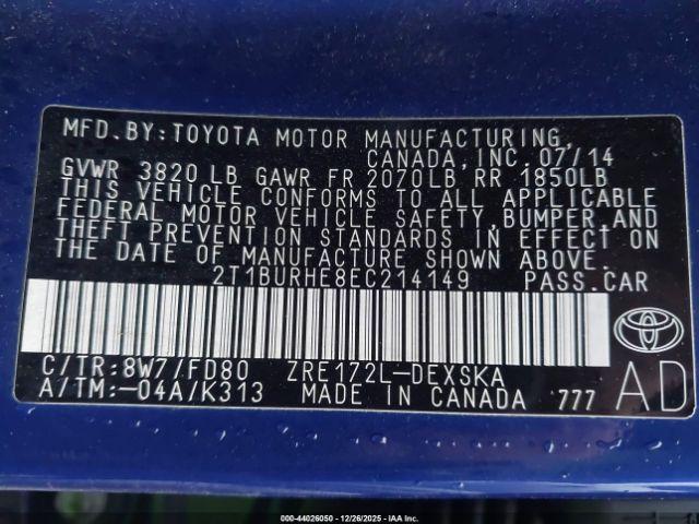 Toyota Corolla S Plus Image 8