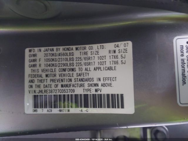 Honda CR-V Ex-l Image 9