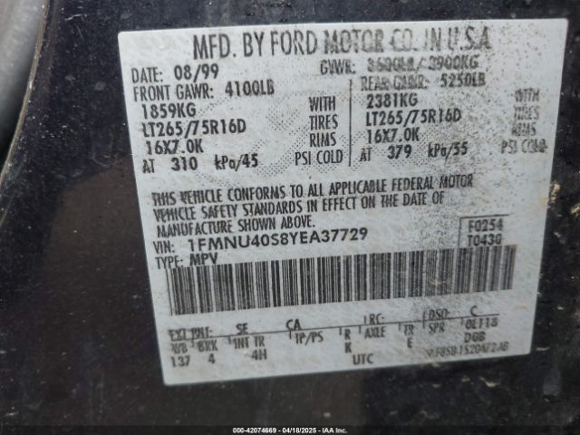 Ford Excursion Xlt Image 4