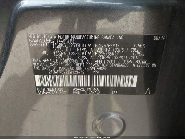 Toyota RAV4 Xle Image 14