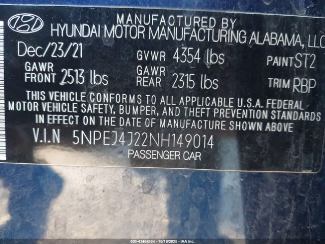 Hyundai SONATA Sel Plus Image 5