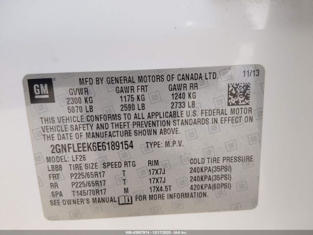 Chevrolet Equinox Ls Image 10