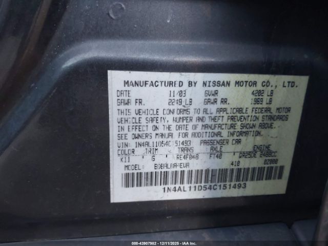 Nissan Altima 2.5 S Image 13