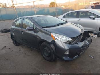  Salvage Toyota Prius c