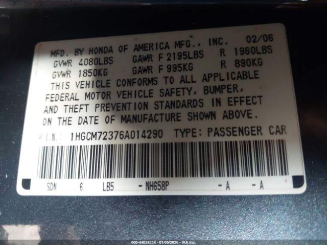 Honda Accord 2.4 Lx Image 11