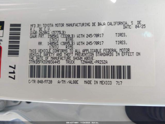 Toyota Tacoma Sr5 Image 4