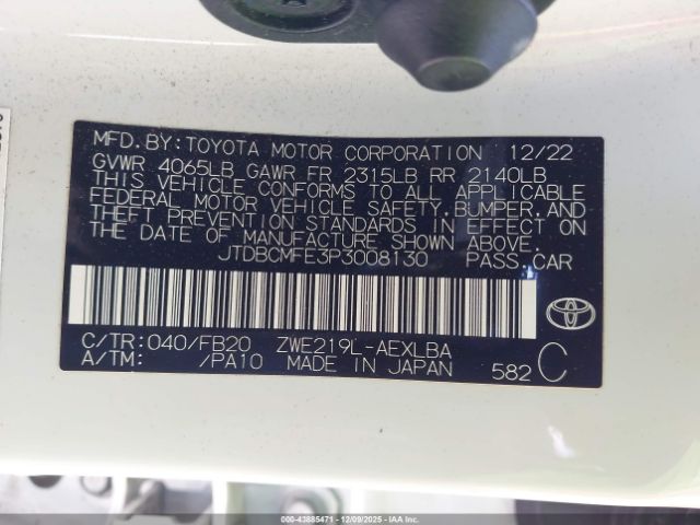 Toyota Corolla Hybrid Le Image 9