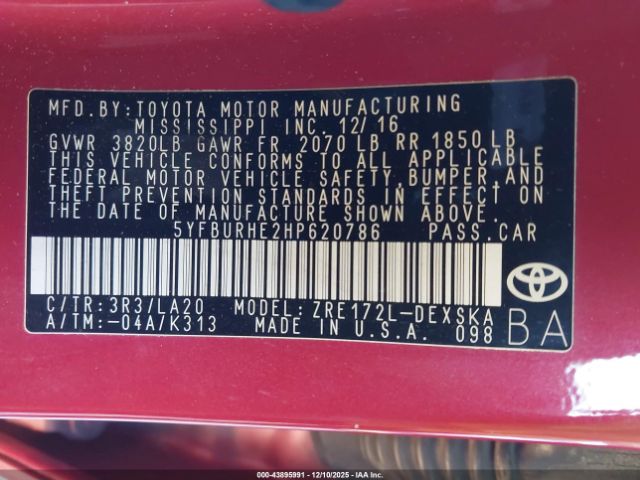 Toyota Corolla Xse Image 5