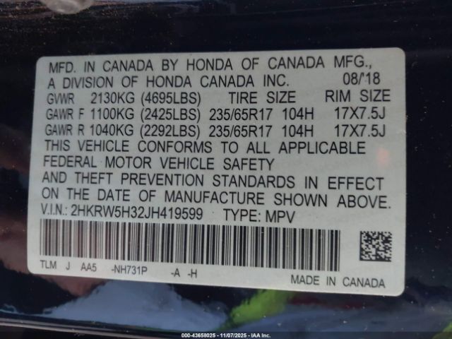 Honda CR-V Lx Image 6