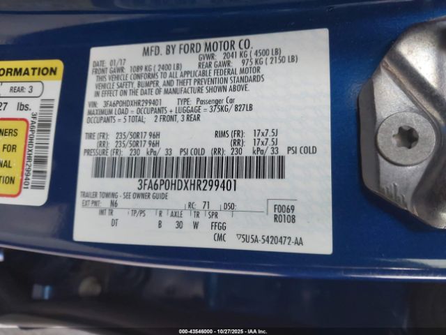 Ford Fusion Se Image 7