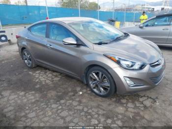  Salvage Hyundai ELANTRA