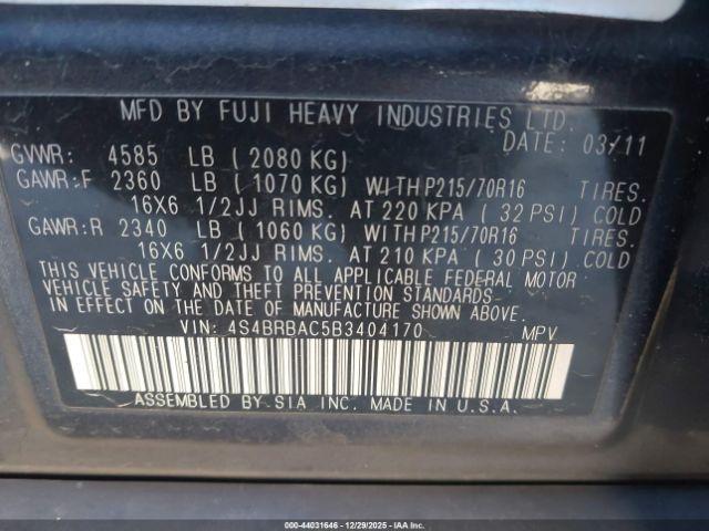 Subaru Outback 2.5i Image 5