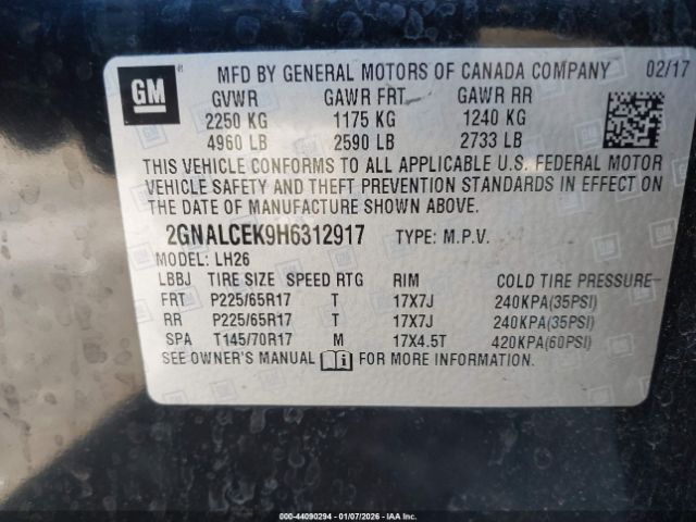 Chevrolet Equinox Lt Image 5