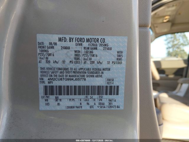 Mercury Mariner Premier V6 Image 13