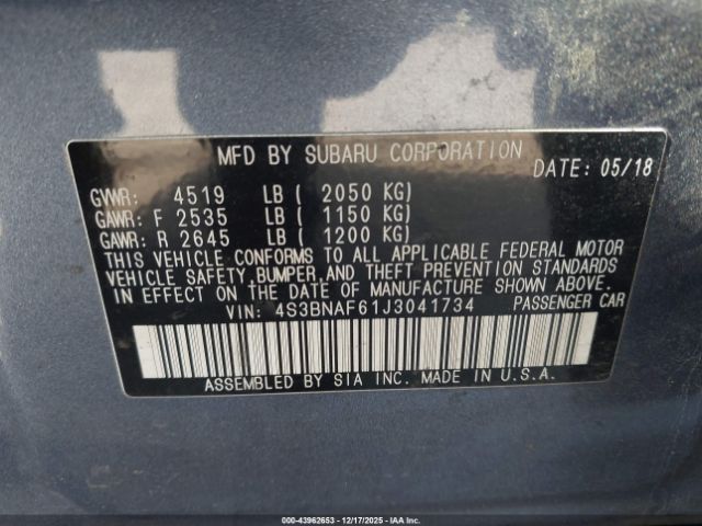 Subaru Legacy 2.5i Premium Image 7