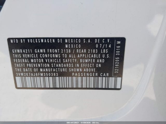 Volkswagen Jetta 2.0l S Image 6