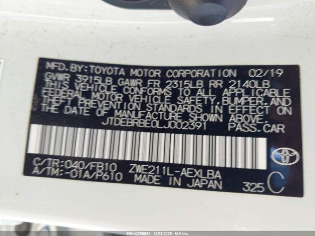 Toyota Corolla Hybrid Le Image 18