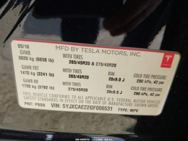Tesla Model X Image 3